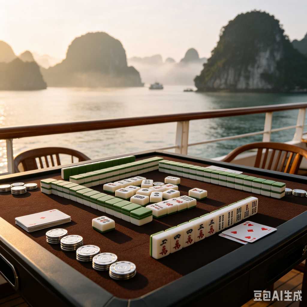 travel mahjong table mat set