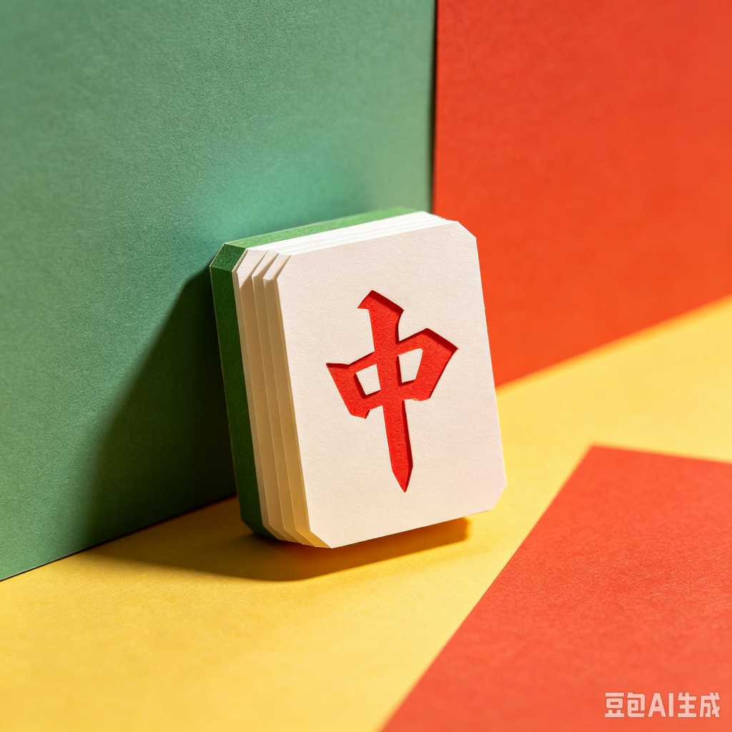 logo engrave mahjong tiles